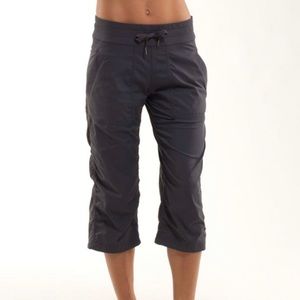 Lululemon Studio Crop Coal Size 4